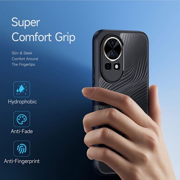 Fodral till Huawei nova 12 - Dux Ducis Aimo Series - Svart svart