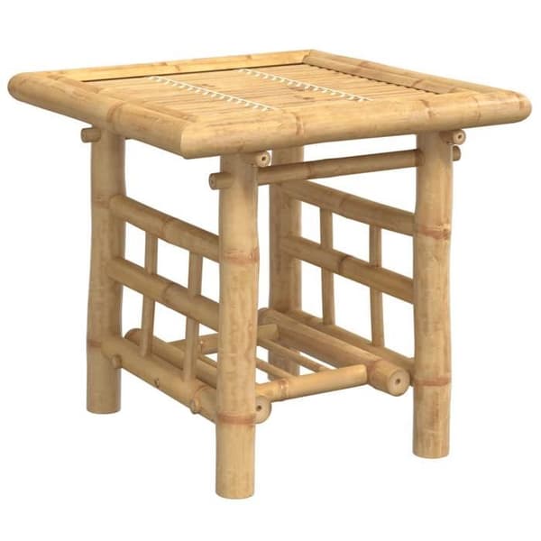 vidaXL Sidobord 45x45x45 cm bambu 368044