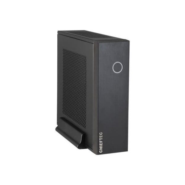 Chieftec Compact Series IX-03B Mini-tower mini ITX strömadapter 85 Watt svart