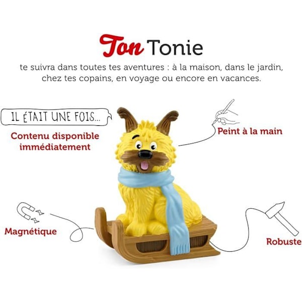 tonies - Tonie figurin - Gurtys dagbok - Redo för vintern - Ljudfigur för Toniebox Gul