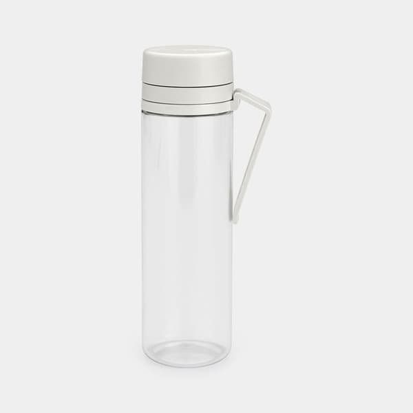 MAKE & TAKE VATTENFLASKA MED FILTER 0.5LT LJUST GRÅ Ljusgrå