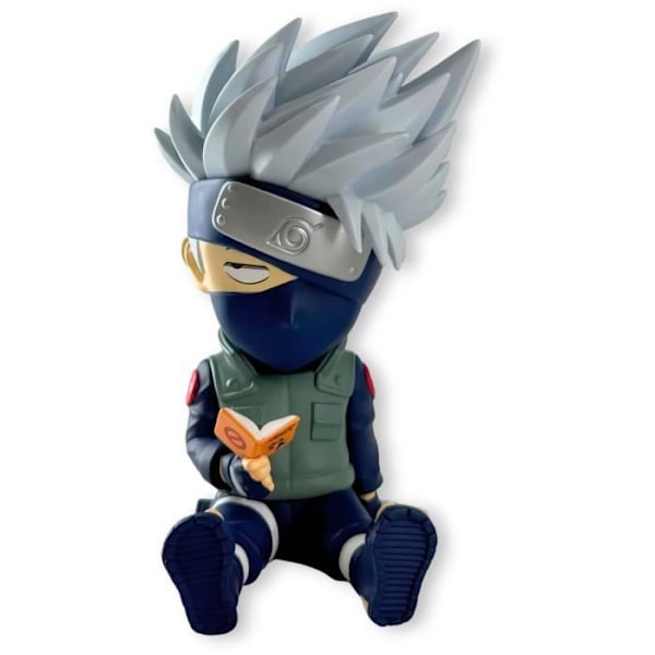 Tirelire - PLASTOY - Naruto - Kakashi - Högkvalitativ plast - Skulpterade detaljer - Fungerande Flerfärgad