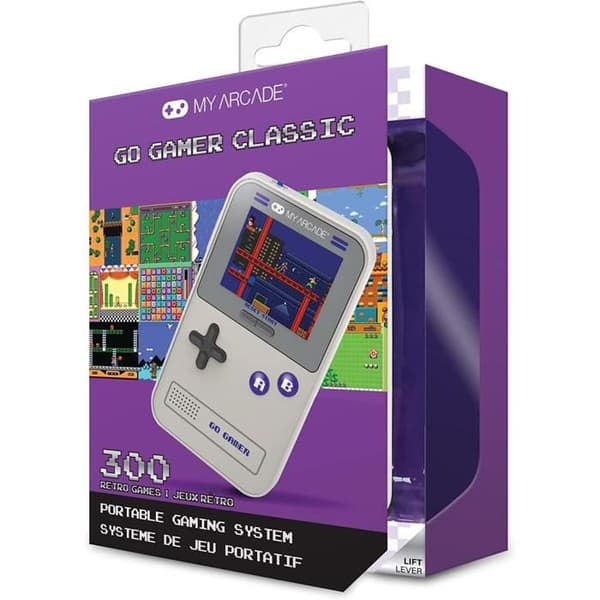 Min arkad - GO Gamer konsol bärbar - Lila/Grå Lila/grå