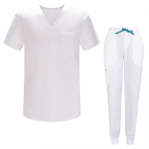 Komplett professionell outfit - Misemiya professionell uniform - MZ-8212 - Mixed Work Outfit Vit jag