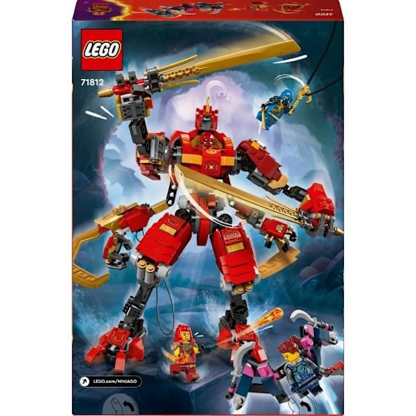 LEGO NINJAGO 71812 Kais Ninja klätterrobot, äventyrslekset för barn Flerfärgad