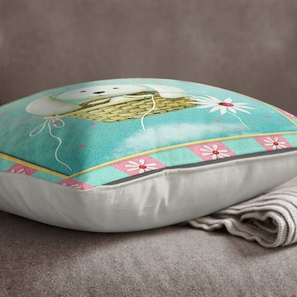 Bonamaison Kuddfodral - 1 - Kuddfodral, Polyester, Flerfärgad, 45x45
