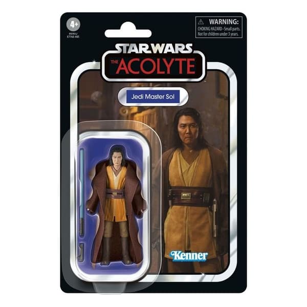 Figur - HASBRO - Jedi Master Sol - 3,75 tum - Tygkappa - Flera leder