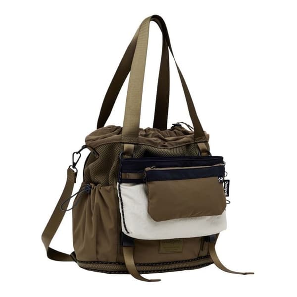 Desigual Ryggsäck för fritid i khaki för kvinnor och män - Basic Modular Discover Backpack Khaki 321008 kaki