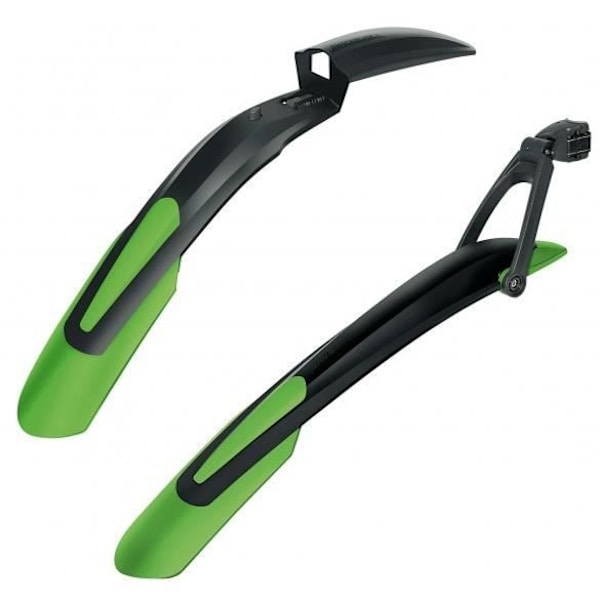 SKS fenderset Shockblade & X-Blade29 tum svart/grön Grön