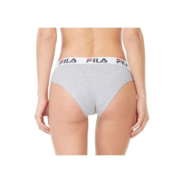 Fila Culotte i enfärgad bomull 6043 Dam Grå jag