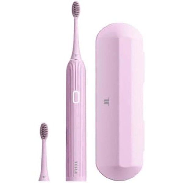 Elektrisk tandborste - TESLA - TS200 - Rosa - 42 000 oscillationer/min - Bluetooth-anslutning Rosa
