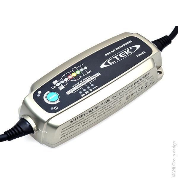 Batteriladdare - CTEK - MXS 5.0 - 12V - 5A - Intelligent