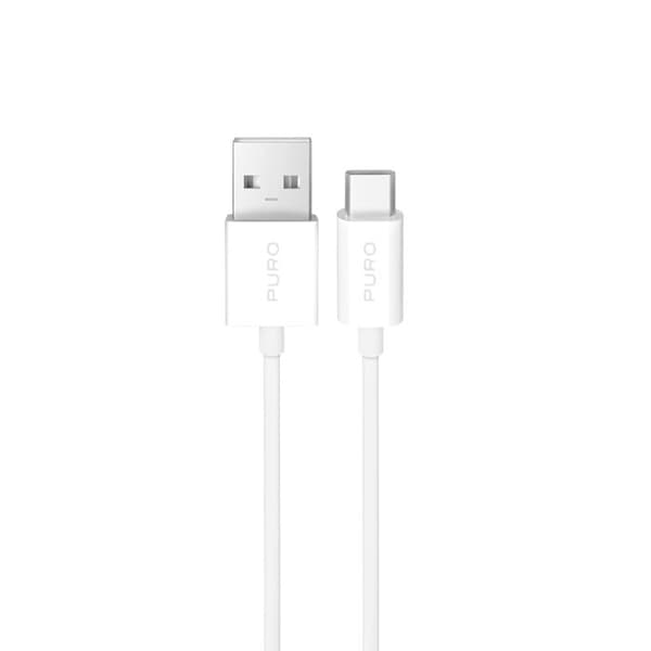 USB-A - USB-C-kabel 10 W TPE 2 m - Vit