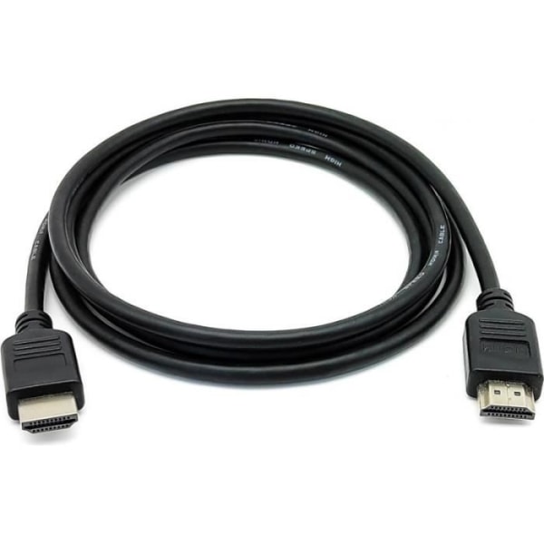utrusta HDMI High Speed kabel - 1080P - 1,8 m - Schwarz - 1,8 m - HDMI Typ A (Standard) - HDMI Typ A (Standard) - 10,2