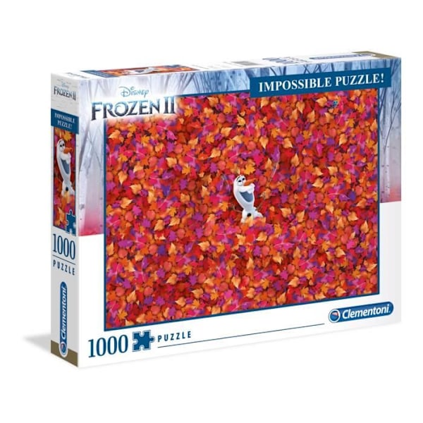 Puzzle Impossible 1000p - Fryst 2 - 69 x 50 cm - Clementoni Flerfärgad
