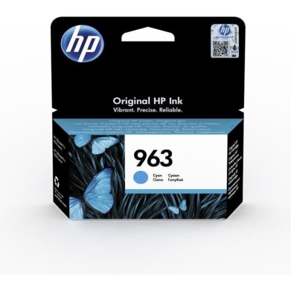 HP 963 cyan original bläckpatron (3JA23AE) för HP OfficeJet Pro 9010 / 9020 series