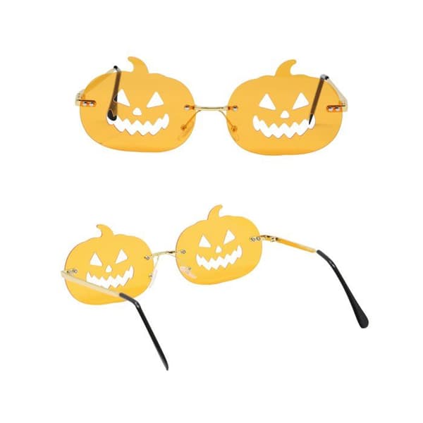 Orange pumpa glasögon vuxen Apelsin