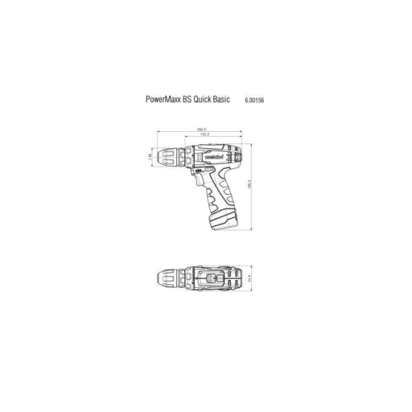 Sticksåg STE 100 710 W i standardväska - METABO - 601100500