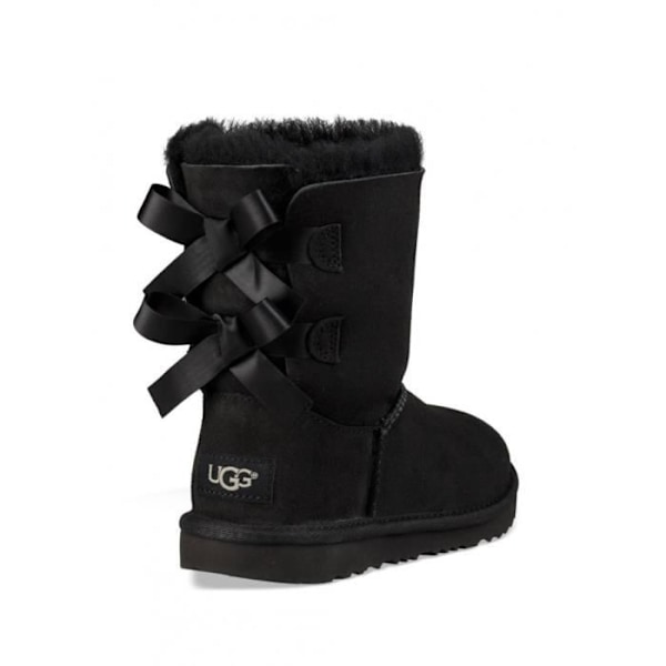 Barnskor - UGG - Bailey Bow II Stor - Svart - Lammskinn - Satinrosetter Svart 32