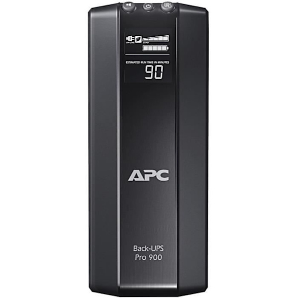 UPS - APC - Back-UPS PRO 900 - 900 VA Svart