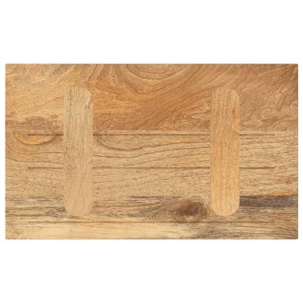 vidaXL Bordskiva 50x30x3,8 cm rektangulär massiv mangoträ 371498
