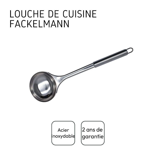 Louche Fackelmann 32 cm Elemental Rostfritt stål