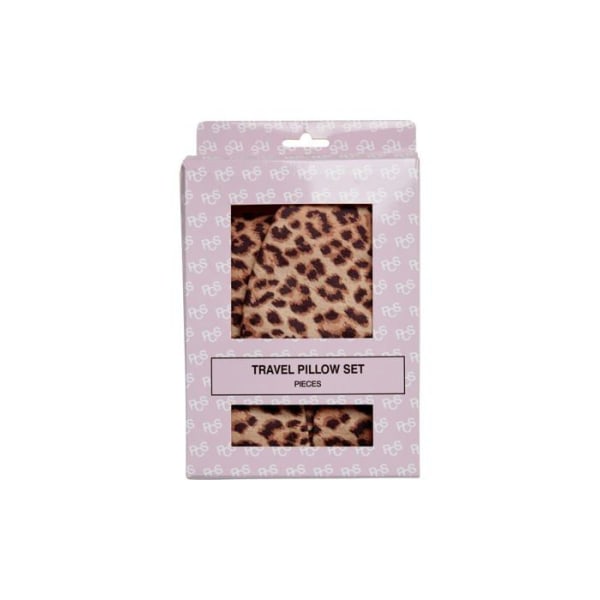 Pieces Travel Bag Set - 17137699 - PCKYLIE Travel Set, Svart/detaljer: leopard AOP, One Size, Travel Kit