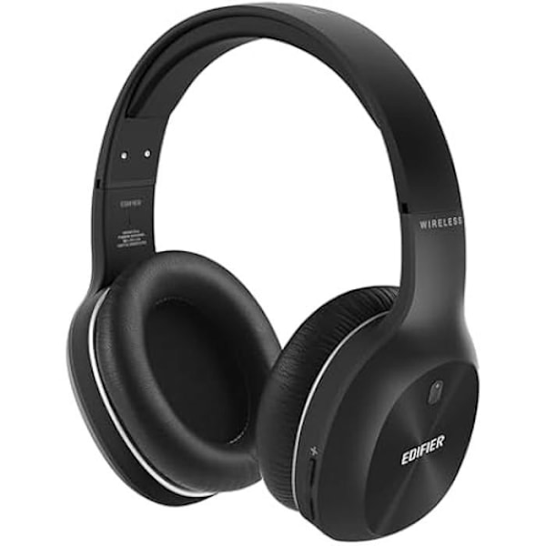 Edifier W800BT Plus trådlösa On-Ear-hörlurar, Bluetooth-hörlurar, CVC™ 8.0-samtalsbrusreducering, 55H speltid, mikrofon