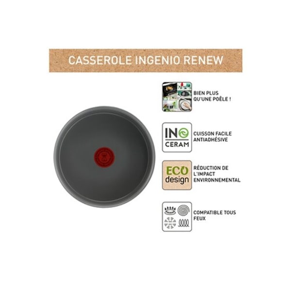 Gryta Tefal Renew Gryta 16 cm Ingenio L2602802