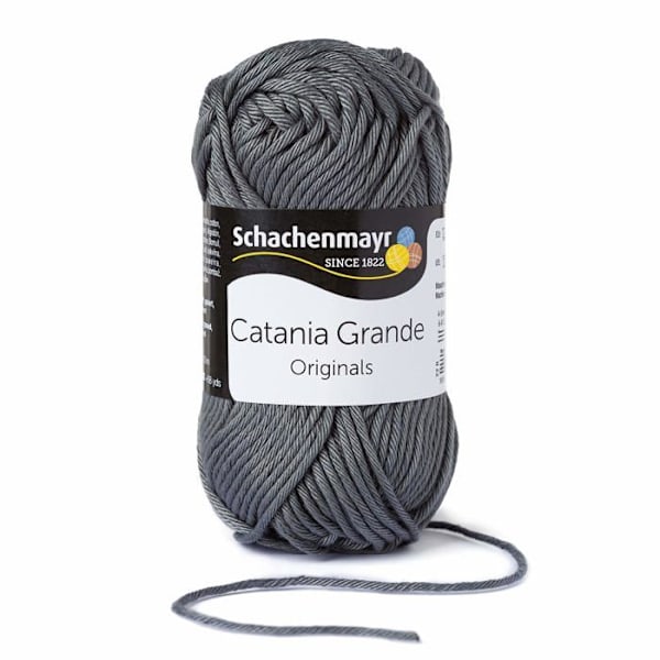 Schachenmayr sedan 1822 - 9807331-03242 - Schachenmayr Catania Grande, 50G grått stickgarn