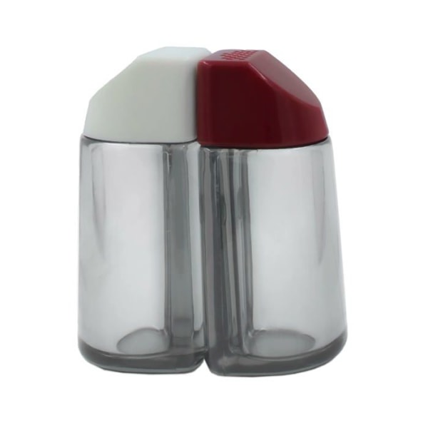 Cucino io - 10859 - Set med 2 bordskryddlådor, salt och peppar med magnet, kapacitet 2 x 46 ml