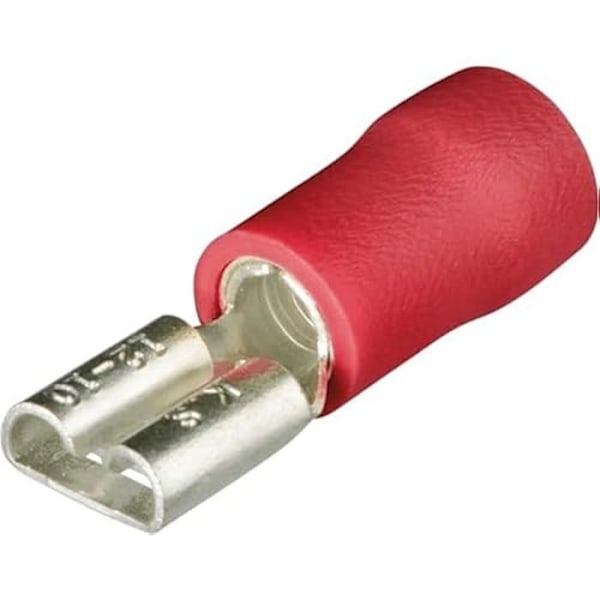 Isolerade hankontakter - KNIPEX - 97 99 010 - 100 stycken - Röd - 4,8 x 0,8 mm² Röd
