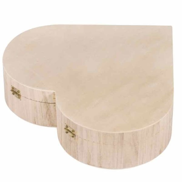 Rayher Hobby Rayher trälåda Cur, med magnetlås, 25,3x24x6cm, natur - 62841505 kastanj