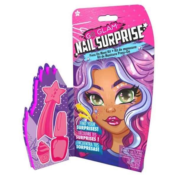 COOL MAKER - GO GLAM NAIL SURPRISE - SURPRISE MANIKYR KIT MED 12 STYR