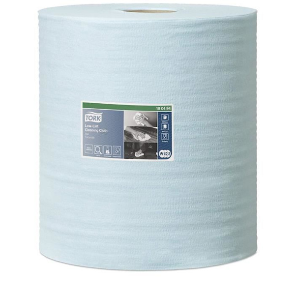 Tork Premium luddfri rengöringsduk, kompatibel med W1- och W2-system / enkelskikts - 180m x 27,5 cm - 1