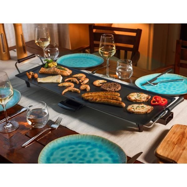 Plancha XL 1800 B 70 x 23 cm ABP603 - Bestron - Bordsgrill Grå
