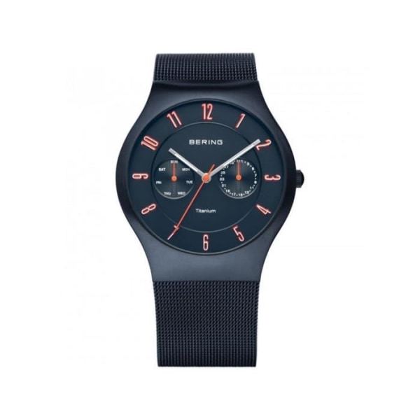 BERING Uhr blau 11939-393 herrklocka Saphire glass multifunktion Titan