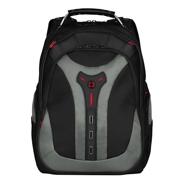 Ryggsäck - WENGER - PEGASUS 17'' - Datorfack - Ergonomiska axelband - Luftflödessystem svart, gråblå