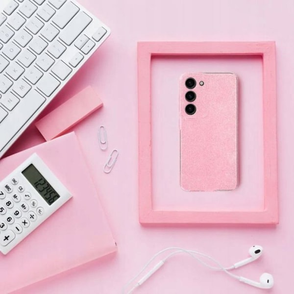 Hus - etui - strumpa Oem TRANSPARENT SKYDD 2 mm BLINK för Xiaomi Redmi NOTE 14 Pro 5G / 14 Pro Plus 5G, rosa