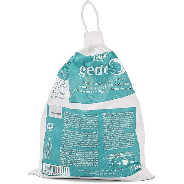 Lätt gips 1kg PEBEO