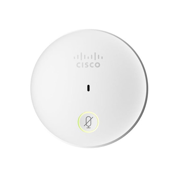 Bordmikrofon - CISCO - CS-MIC-TABLE-E - Euroblock - Vit - Telepresens