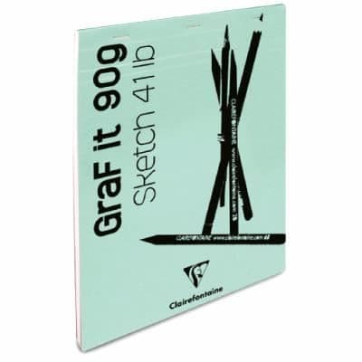 Graf It vitt skisspapper Clairefontaine