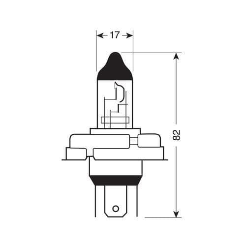 Halogenampull H5 R2 Visio 100/80W 12v