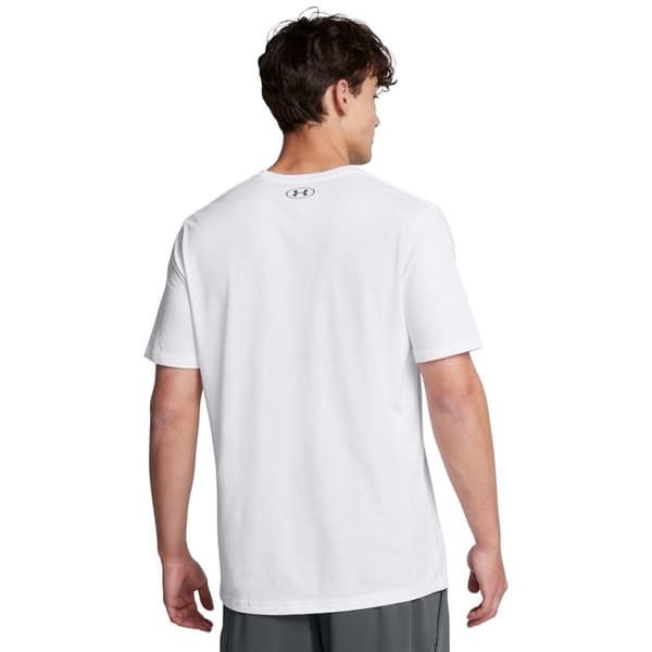 T-shirt Under Armour Boxed vit/mörkgrå S