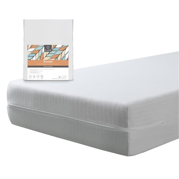 Madrasskydd - TURAL - Extra Elastisk - 80x190/200cm - Paket med 2 - Bomull och Elastan