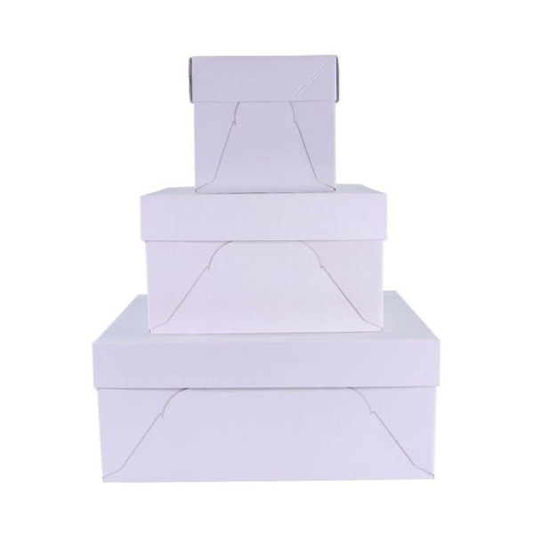 Tårtform - Pme konditorivaror - CBO304 - Bakning Essentials Set med 3 fyrkantiga kaklådor 25 cm