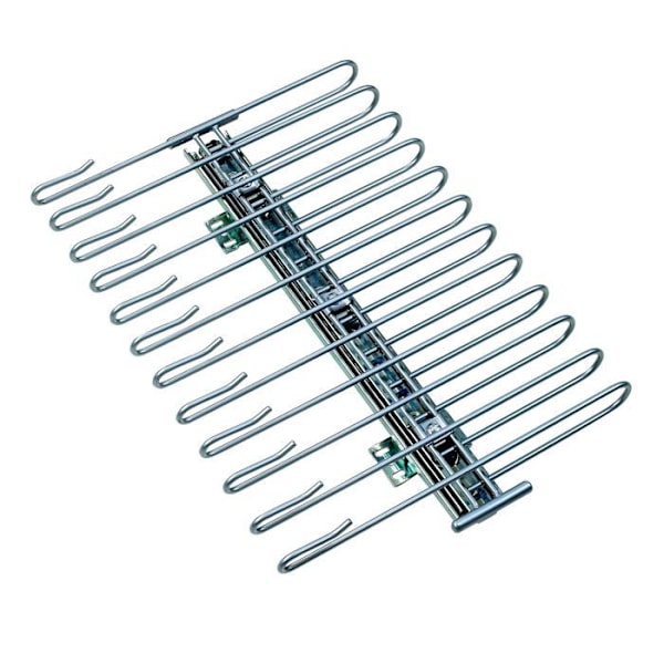 Byxställ - WENKO - 12 byxor - Metall - Krom - 33x10x47cm Krom