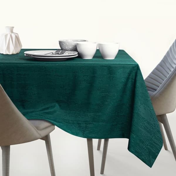 Bordduk - Vesta - Grön - Rektangulär - 140 x 160 cm