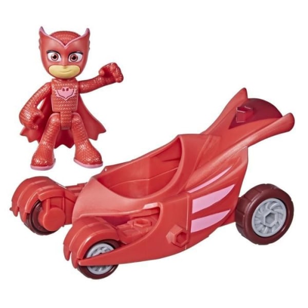 PJ Masks - HASBRO - Astro-Owl-fordon med Owl-figur - Förskoleleksak 3 år gammal