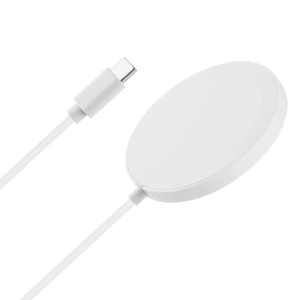 Magnetisk trådlös snabbladdare Platyne Vit